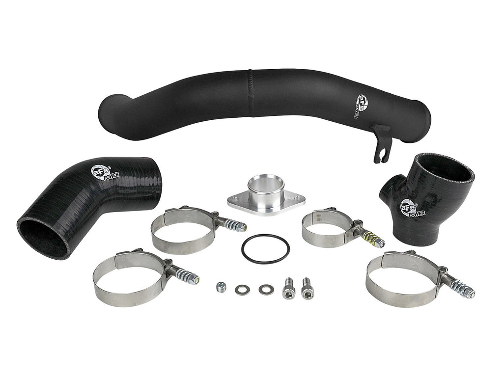 aFe BladeRunner 2.5in Aluminium Hot Side Charge Pipe 15-20 Subaru WRX 2.0T - Black aFe AFE46-20378-B