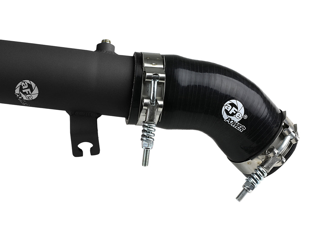 aFe BladeRunner 2.5in Aluminium Hot Side Charge Pipe 15-20 Subaru WRX 2.0T - Black aFe AFE46-20378-B