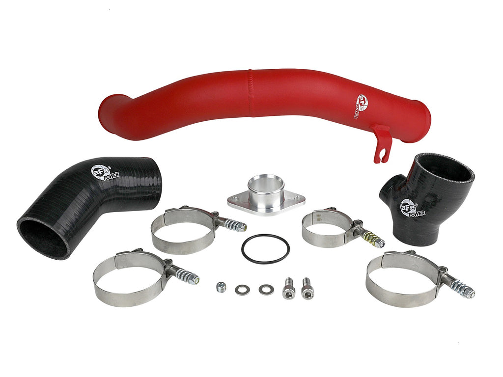 aFe BladeRunner 2.5in Aluminium Hot Side Charge Pipe 15-20 Subaru WRX 2.0T - Red aFe AFE46-20378-R
