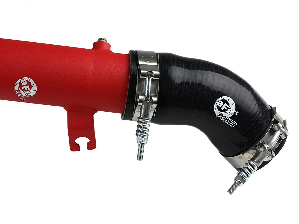 aFe BladeRunner 2.5in Aluminium Hot Side Charge Pipe 15-20 Subaru WRX 2.0T - Red aFe AFE46-20378-R
