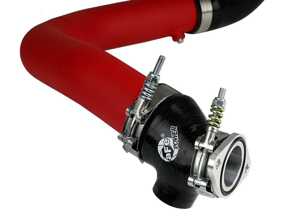 aFe BladeRunner 2.5in Aluminium Hot Side Charge Pipe 15-20 Subaru WRX 2.0T - Red aFe AFE46-20378-R