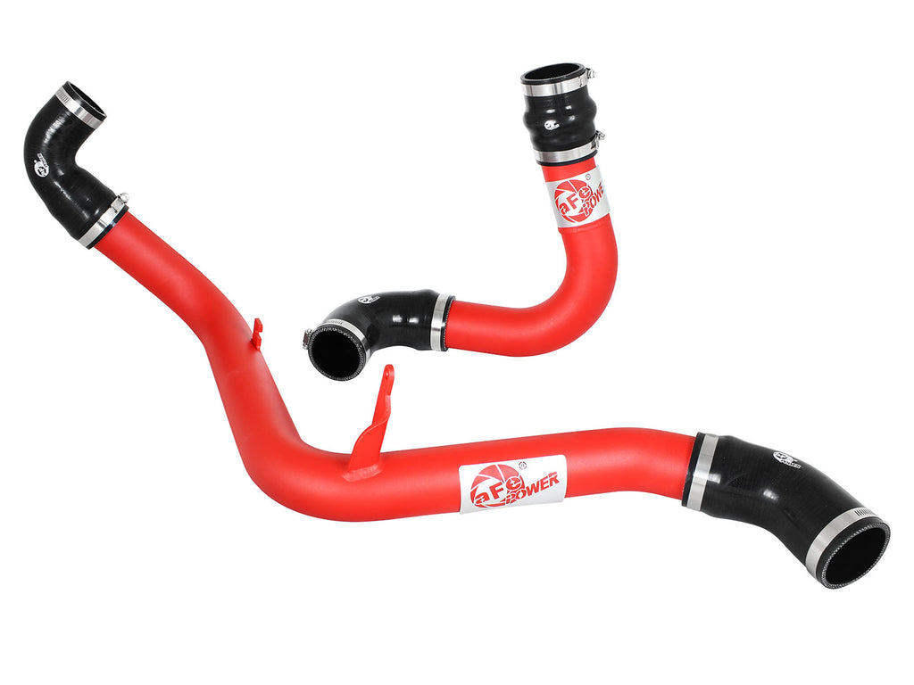 aFe BladeRunner 2.5in Red Intercooler Tubes Hot and Cold Side 12-16 Ford Focus ST 2.0L (t) aFe AFE46-20184-R