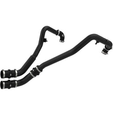 Load image into Gallery viewer, aFe BladeRunner black aluminum hot charge pipe pair, full kit overview