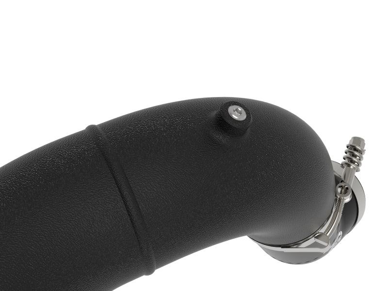 aFe aFe BladeRunner 3-1/2in Aluminum Cold Charge Pipe Black RAM Diesel Trucks 25-26 L6-6.7L (td)