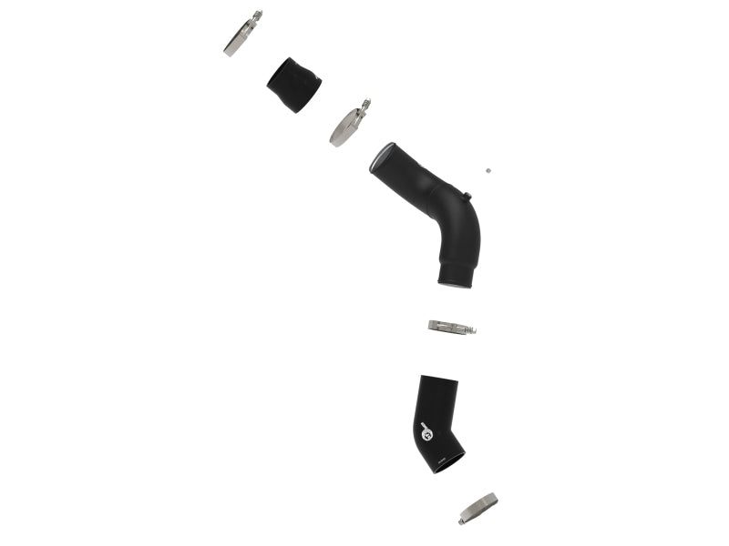 aFe aFe BladeRunner 3-1/2in Aluminum Cold Charge Pipe Black RAM Diesel Trucks 25-26 L6-6.7L (td)