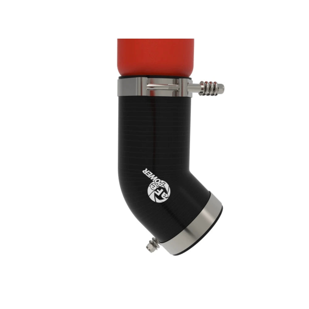 aFe aFe BladeRunner 3in & 3-1/2in AL Hot and Cold Charge Pipe Kit Red RAM Diesel Trucks 25-26 L6-6.7L