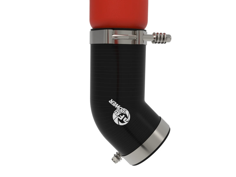 aFe aFe BladeRunner 3in & 3-1/2in AL Hot and Cold Charge Pipe Kit Red RAM Diesel Trucks 25-26 L6-6.7L