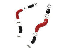 Load image into Gallery viewer, aFe aFe BladeRunner 3in &amp; 3-1/2in AL Hot and Cold Charge Pipe Kit Red RAM Diesel Trucks 25-26 L6-6.7L