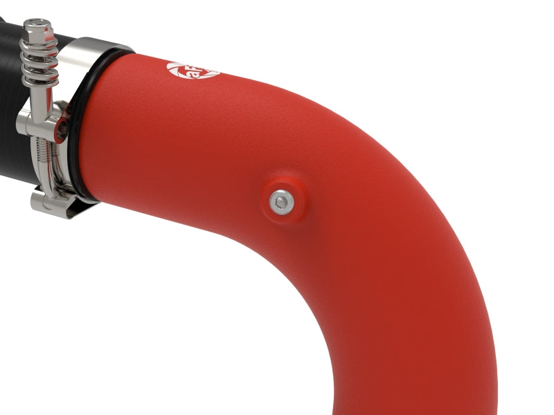 aFe aFe BladeRunner 3in & 3-1/2in AL Hot and Cold Charge Pipe Kit Red RAM Diesel Trucks 25-26 L6-6.7L