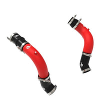 Load image into Gallery viewer, aFe aFe BladeRunner 3in &amp; 3-1/2in AL Hot and Cold Charge Pipe Kit Red RAM Diesel Trucks 25-26 L6-6.7L