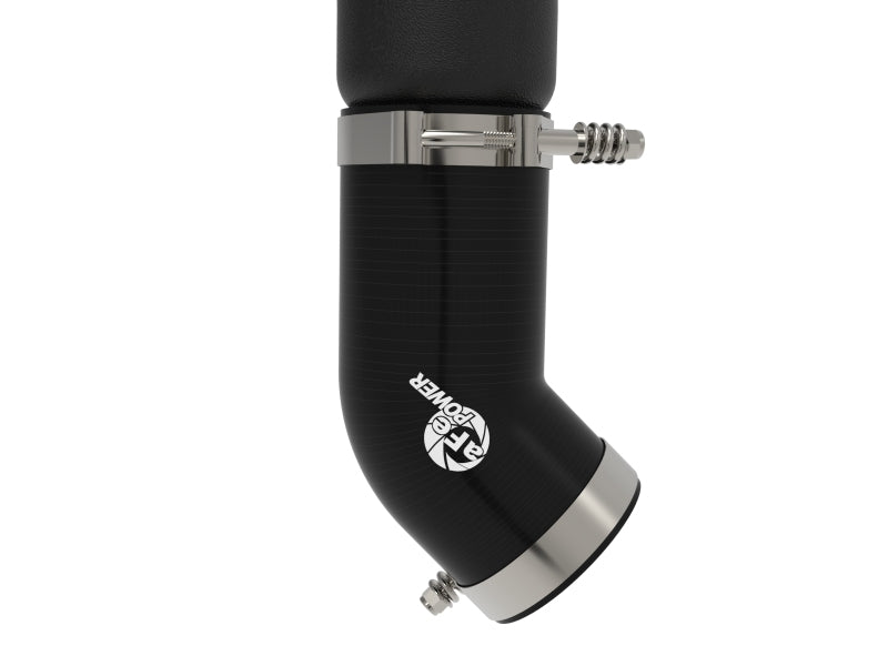 aFe aFe BladeRunner 3in Aluminum Hot Charge Pipe BlackRAM Diesel Trucks 25-26 L6-6.7L (td)