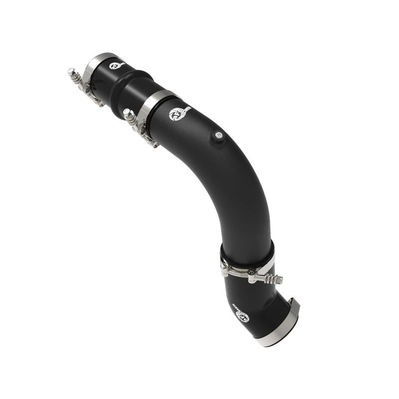 aFe aFe BladeRunner 3in Aluminum Hot Charge Pipe BlackRAM Diesel Trucks 25-26 L6-6.7L (td)