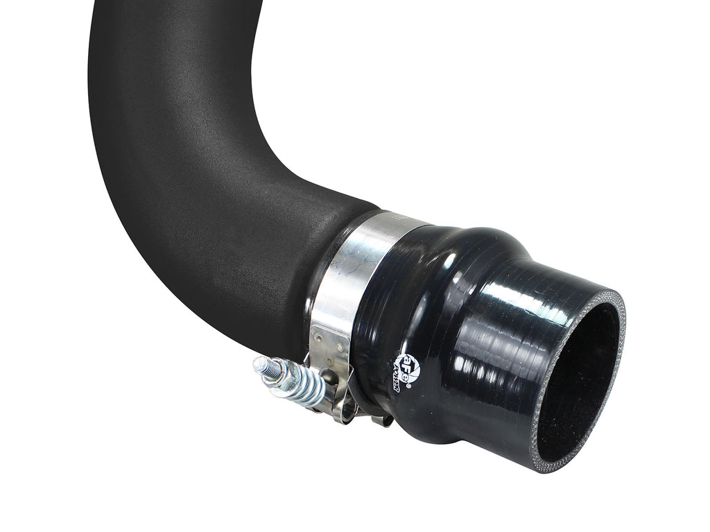 aFe BladeRunner 3in Black Intercooler Hot Cold Side Tubes Combo 02-04 GM Diesel Trucks 6.6L V8 (td) aFe AFE46-20045