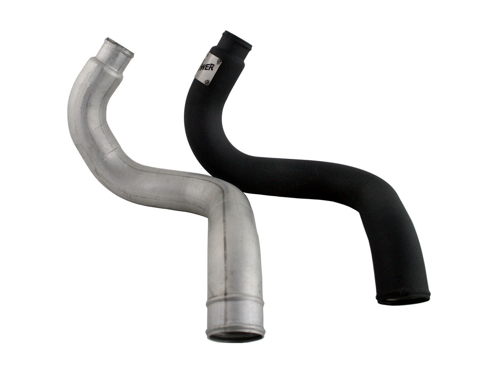 aFe BladeRunner 3in Black Intercooler Hot Cold Side Tubes Combo 02-04 GM Diesel Trucks 6.6L V8 (td) aFe AFE46-20045