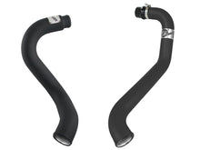 Load image into Gallery viewer, aFe BladeRunner 3in Black Intercooler Hot Cold Side Tubes Combo 02-04 GM Diesel Trucks 6.6L V8 (td) aFe AFE46-20045