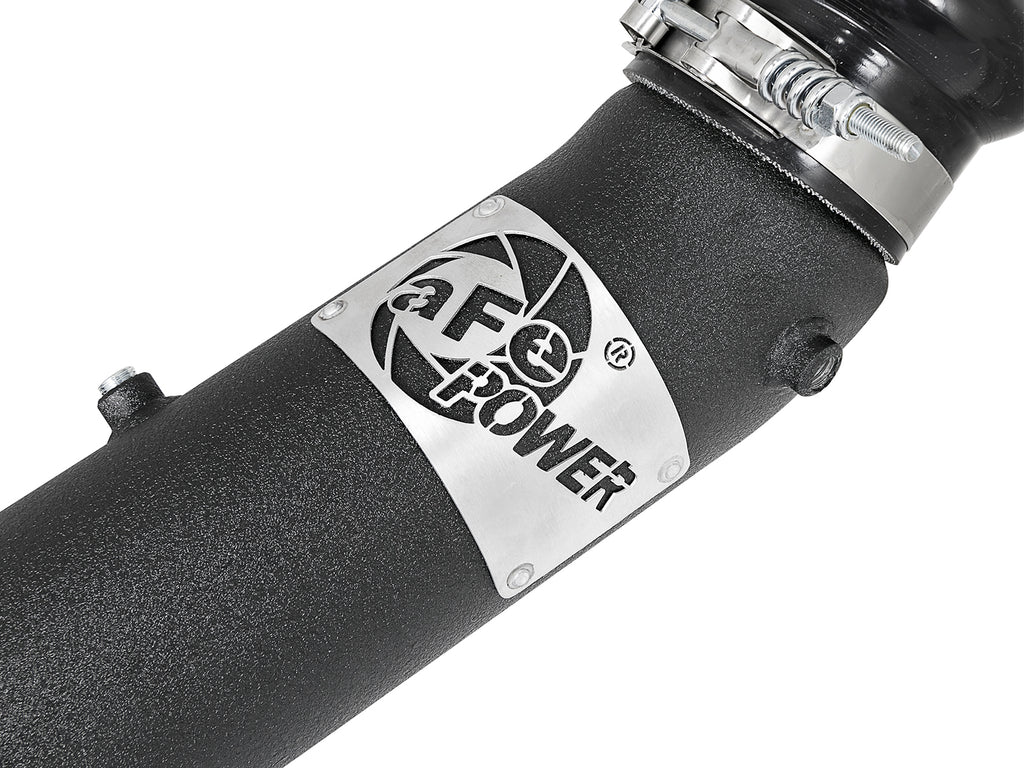 aFe BladeRunner 3in Black Intercooler Tube Cold Side 17-18 GM Diesel Trucks V8 6.6L (td) L5P aFe AFE46-20339-B