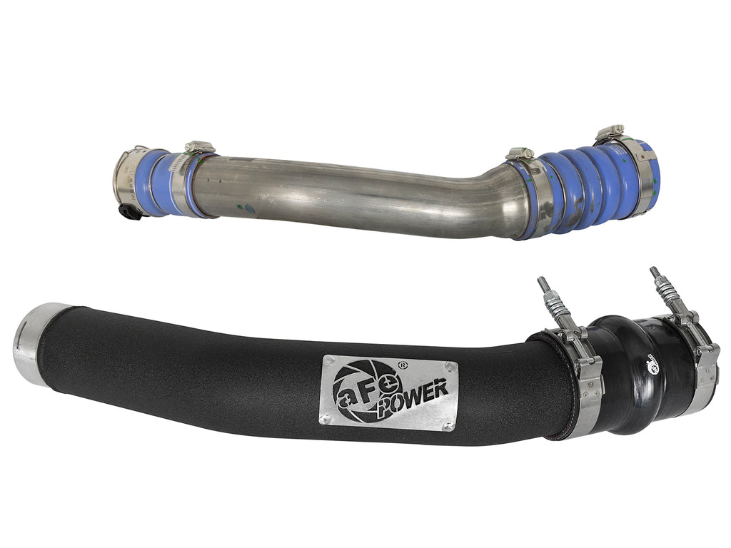 aFe Bladerunner 3in Hot and Cold Side Black Intercooler Tubes 2017 Ford Diesel Trucks V8 6.7L (td) aFe AFE46-20314-B