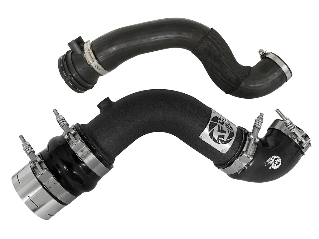 aFe Bladerunner 3in Hot and Cold Side Black Intercooler Tubes 2017 Ford Diesel Trucks V8 6.7L (td) aFe AFE46-20314-B