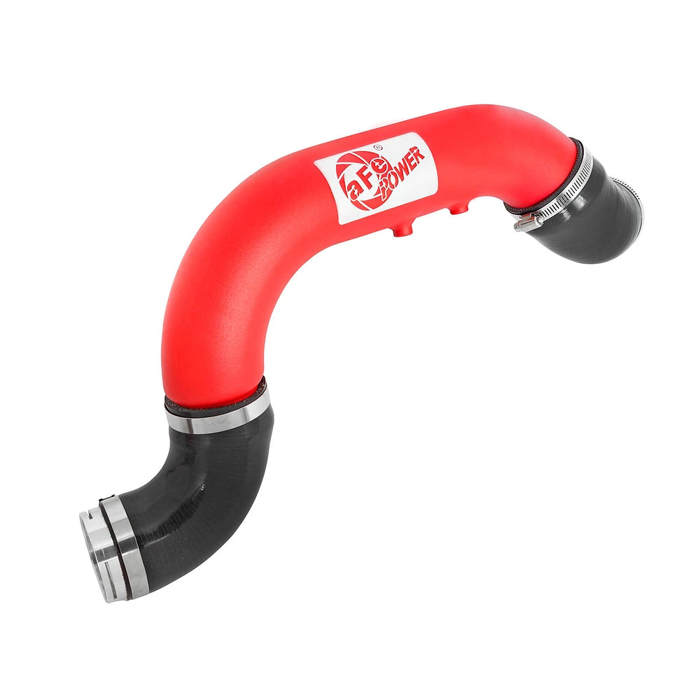 aFe BladeRunner 3in Red IC Tube Cold Side w/ Coupling & Clamp Kit 2016 GM Colorado/Canyon 2.8L aFe AFE46-20269-R