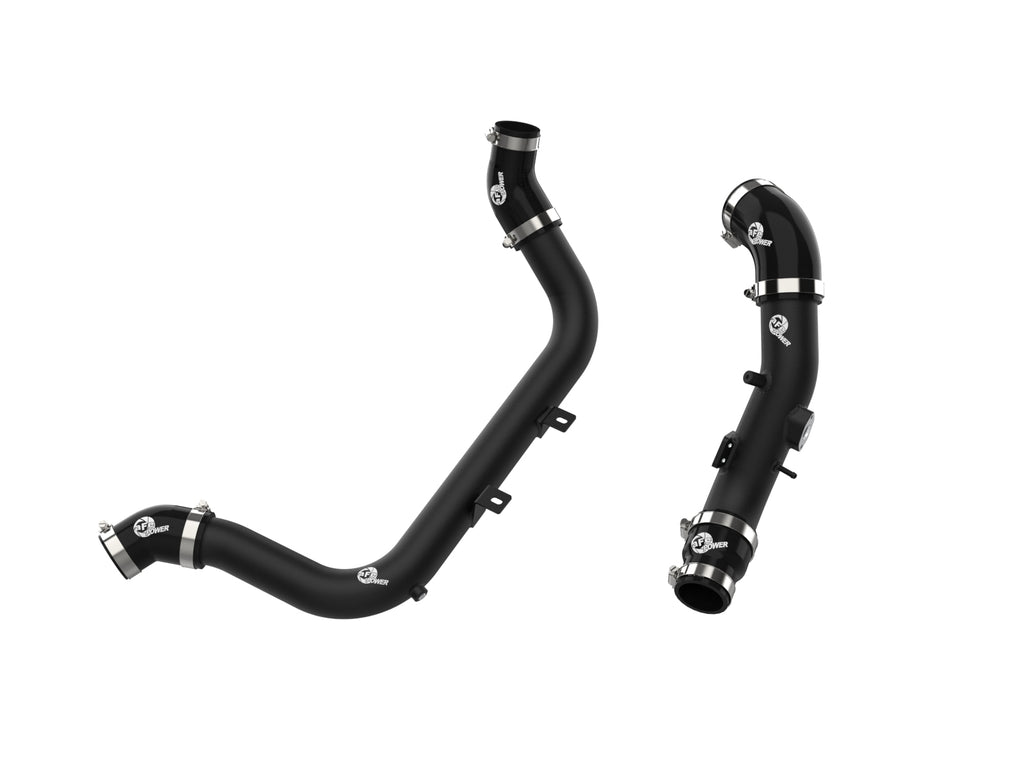 aFe BladeRunner Aluminum Hot and Cold Charge Pipe Kit Black 17-20 Hyundai Elantra GT L4-1.6L (t) aFe AFE46-20634-B