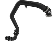 Load image into Gallery viewer, aFe BladeRunner black aluminum hot side charge pipe, full length angled view