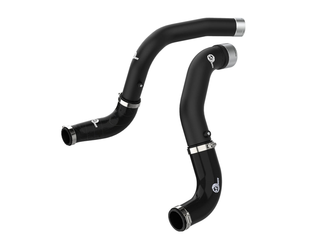 aFe BladeRunner Black 3in Intercooler Hot & Cold Side Pipe Kit 20-21 Jeep Wrangler V6-3.0L (td) aFe AFE46-20434-B