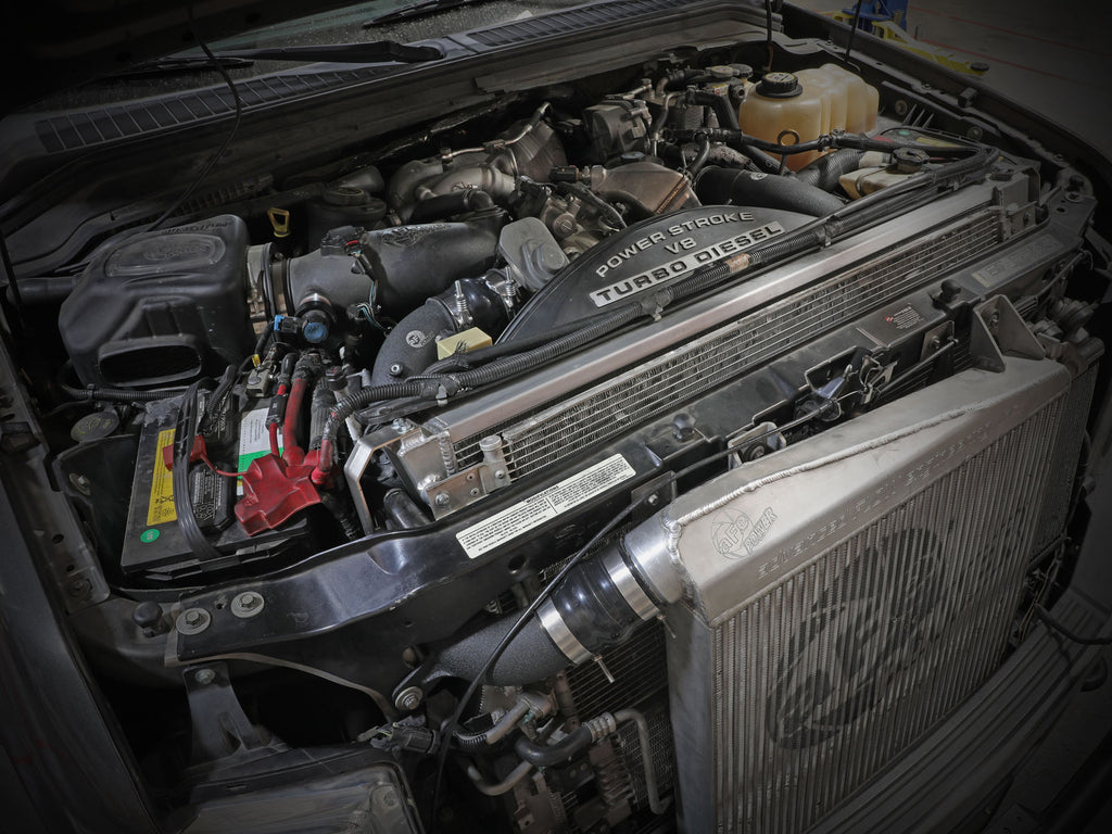 aFe Bladerunner Intercooler 3in Outlet Tube 08-10 Ford Diesel Trucks V8 6.4L (td) aFe AFE46-20078