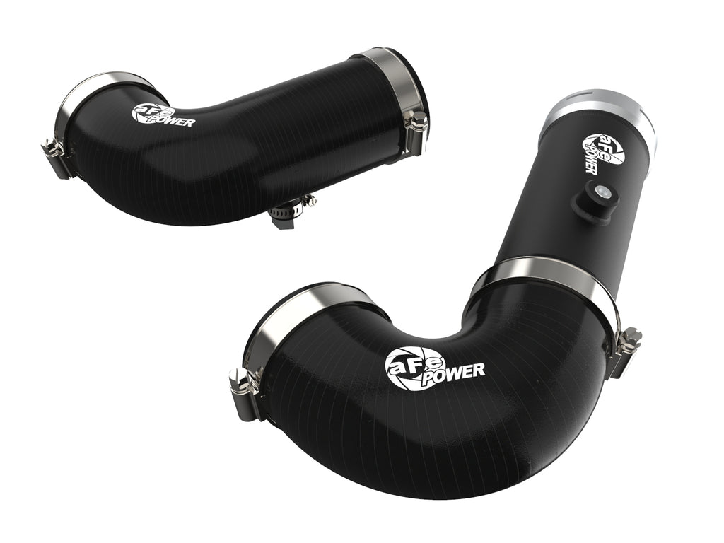 aFe BladeRunner Intercooler Hot & Cold Side Tubes Combo 20-21 GM Trucks 3.0L (td) - Black aFe AFE46-20454-B