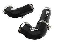 Load image into Gallery viewer, aFe BladeRunner Intercooler Hot &amp; Cold Side Tubes Combo 20-21 GM Trucks 3.0L (td) - Black aFe AFE46-20454-B