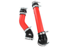 Load image into Gallery viewer, aFe Bladerunner Intercooler Tubes Hot &amp; Cold Side 3.5in 94-02 Dodge Diesel Trucks L6-5.9L (td) - Red aFe AFE46-20064-R