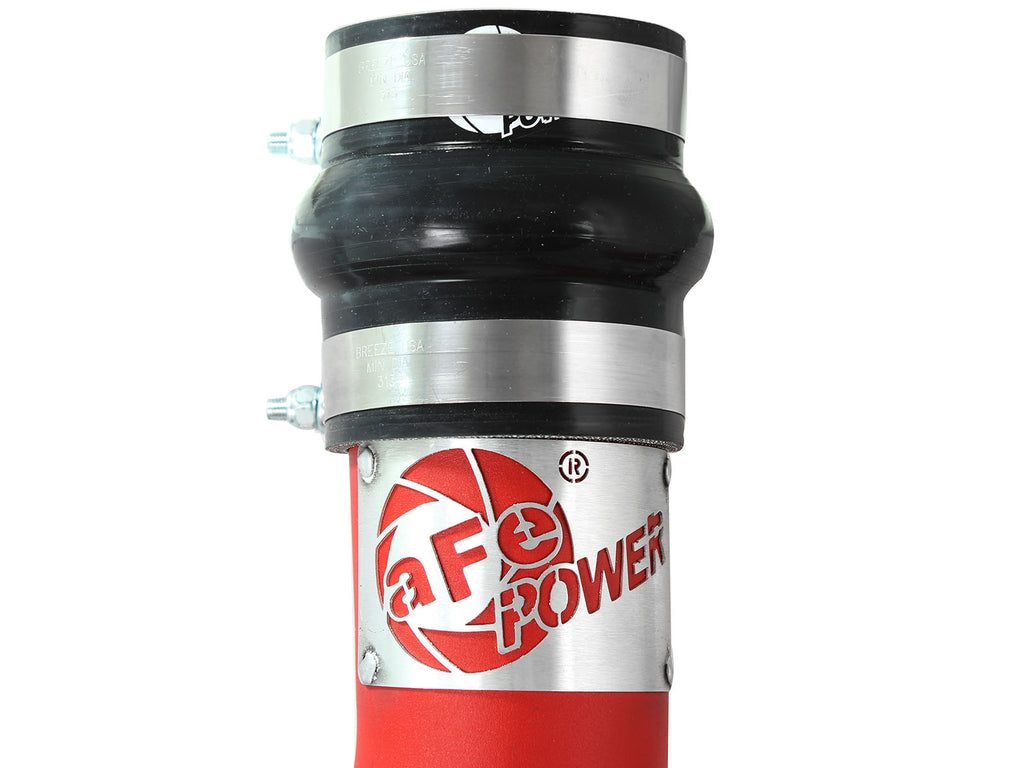 aFe Bladerunner Intercooler Tubes Hot & Cold Side 3.5in 94-02 Dodge Diesel Trucks L6-5.9L (td) - Red aFe AFE46-20064-R