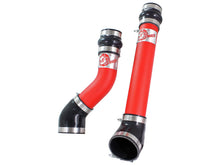 Load image into Gallery viewer, aFe Bladerunner Intercooler Tubes Hot &amp; Cold Side 3.5in 94-02 Dodge Diesel Trucks L6-5.9L (td) - Red aFe AFE46-20064-R