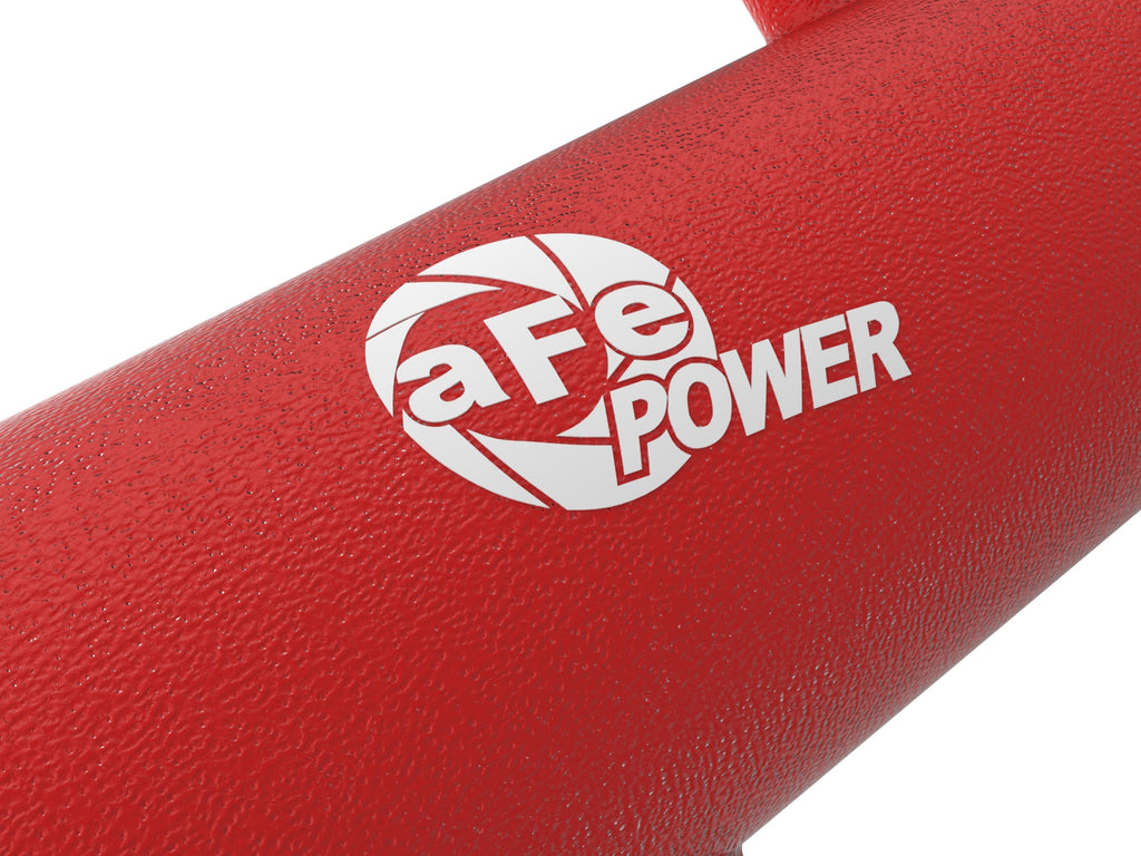 aFe BladeRunner Red 2-3/4in Aluminum Charge Pipe 2021 Toyota Supra GR (A90) I4-2.0L (t) B48 aFe AFE46-20488-R