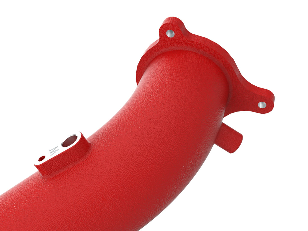 aFe BladeRunner Red 2-3/4in Aluminum Charge Pipe 2021 Toyota Supra GR (A90) I4-2.0L (t) B48 aFe AFE46-20488-R