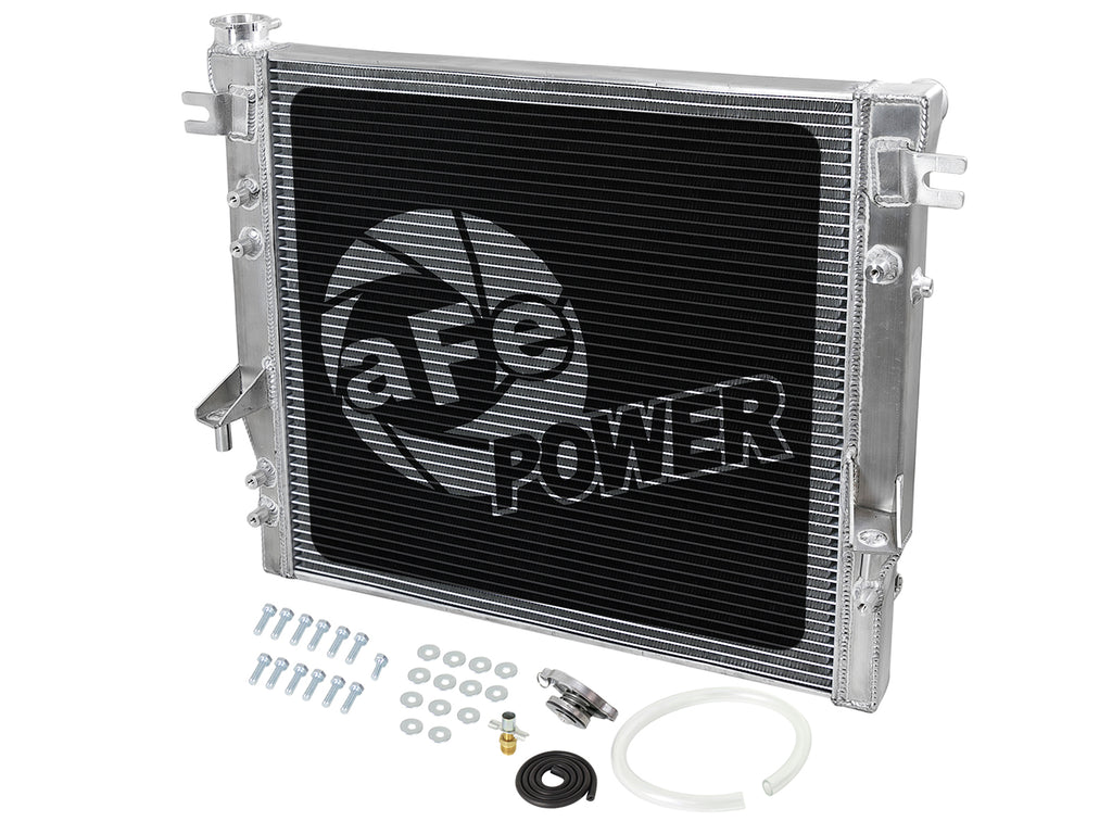 aFe BladeRunner Street Series Tube & Fin Aluminum Radiator 07-18 Jeep Wrangler (JK) V6-3.6L/3.8L aFe AFE46-52001