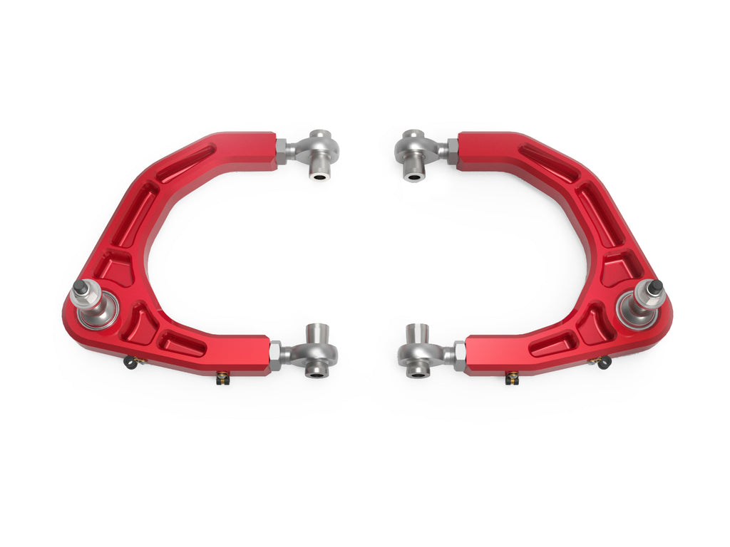 aFe Control 05-23 Toyota Tacoma Upper Control Arms - Red Anodized Billet Aluminum aFe AFE460-72T005-R