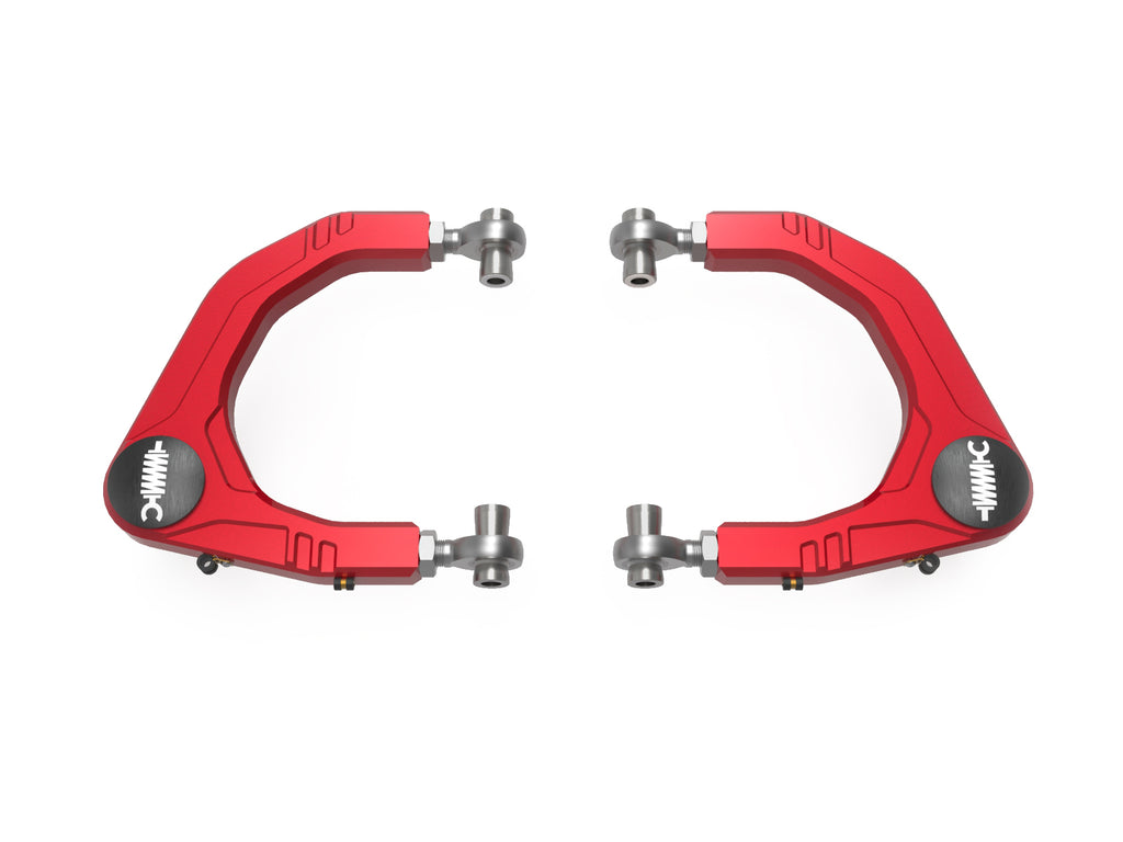 aFe Control 05-23 Toyota Tacoma Upper Control Arms - Red Anodized Billet Aluminum aFe AFE460-72T005-R
