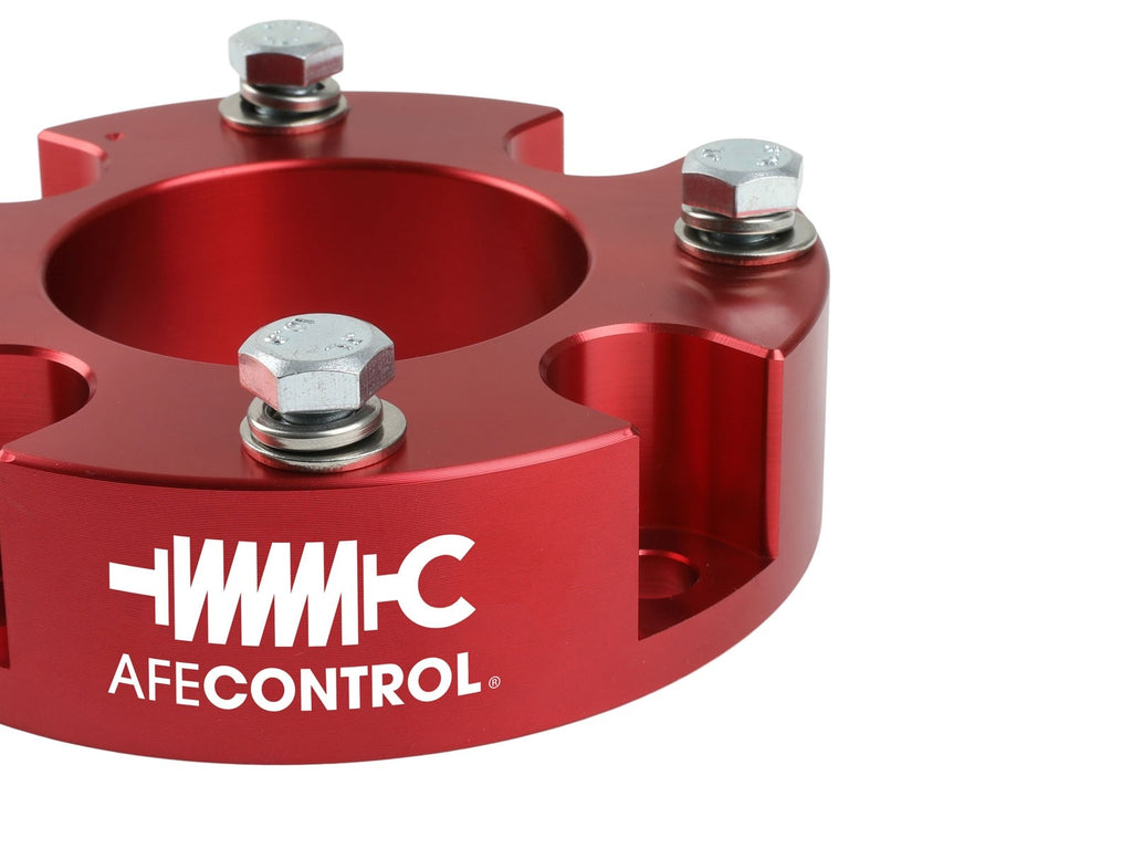 aFe CONTROL 1.875 IN Leveling Kit 22-23 Toyota Tundra - Red aFe AFE416-72T005-R