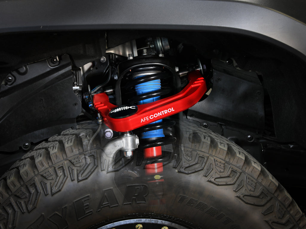 aFe Control 24-26 Toyota Tacoma Upper Control Arms - Set (Red) aFe AFE460-72T006-R