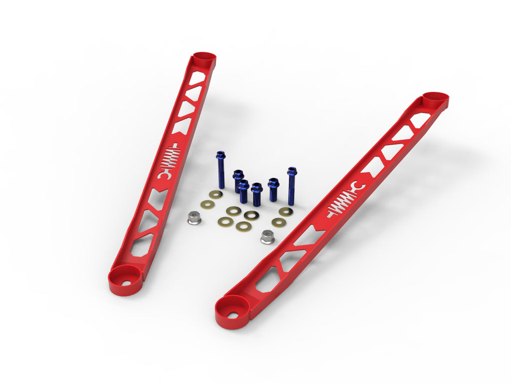 aFe CONTROL 304 Stainless Steel Front Suspension Strut Brace Red - Toyota GR Supra (A90) 20-21 aFe AFE450-721003-R