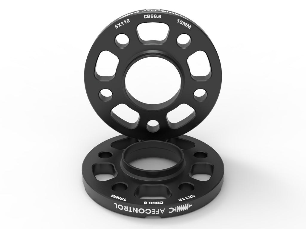 aFe CONTROL Billet Aluminum Wheel Spacers 5x112 CB66.6 15mm - Toyota GR Supra/BMW G-Series aFe AFE610-721002-B