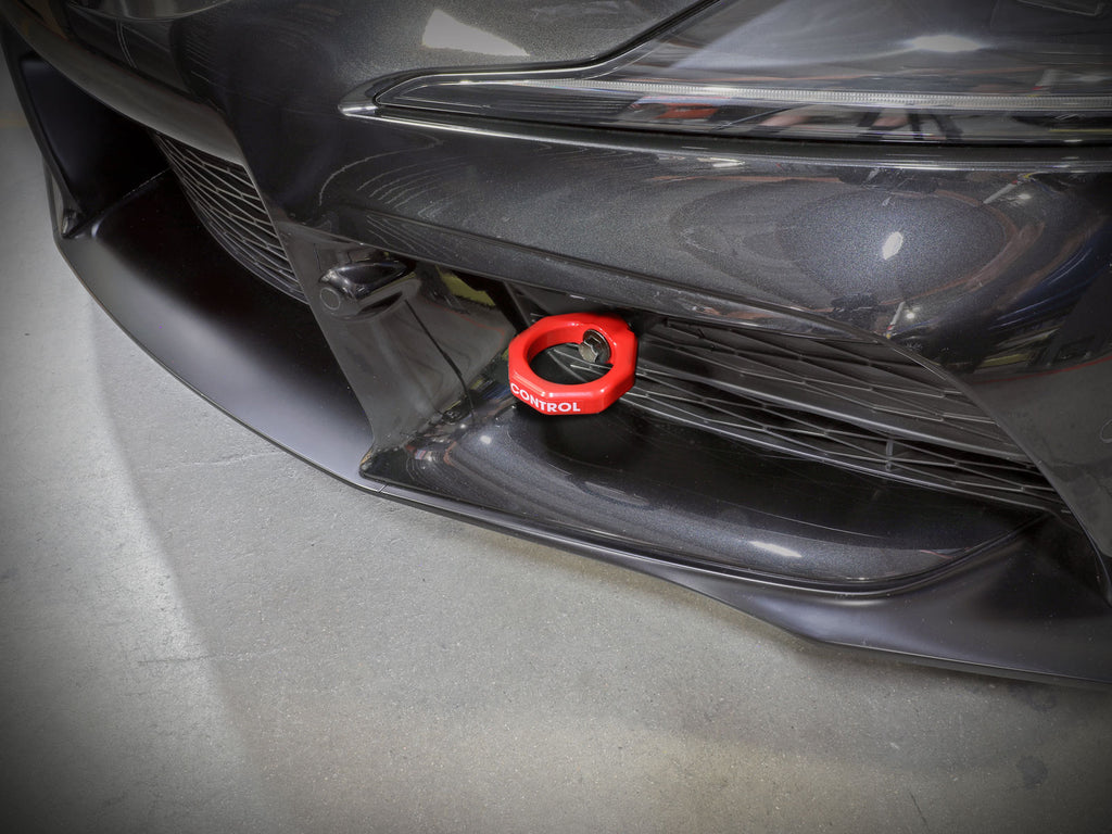aFe Control Front Tow Hook Red 20-25 Toyota GR Supra (A90) aFe AFE450-721001-R