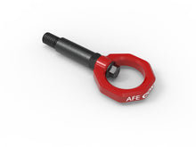 Load image into Gallery viewer, aFe Control Front Tow Hook Red 20-25 Toyota GR Supra (A90) aFe AFE450-721001-R