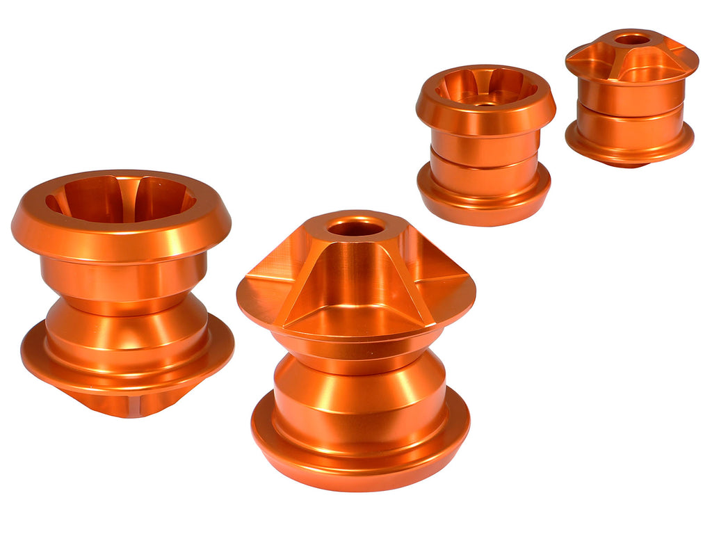 aFe Control PFADT Series Subframe Mount Set; Chevrolet Camaro 10-14 - Orange aFe AFE450-402001-N