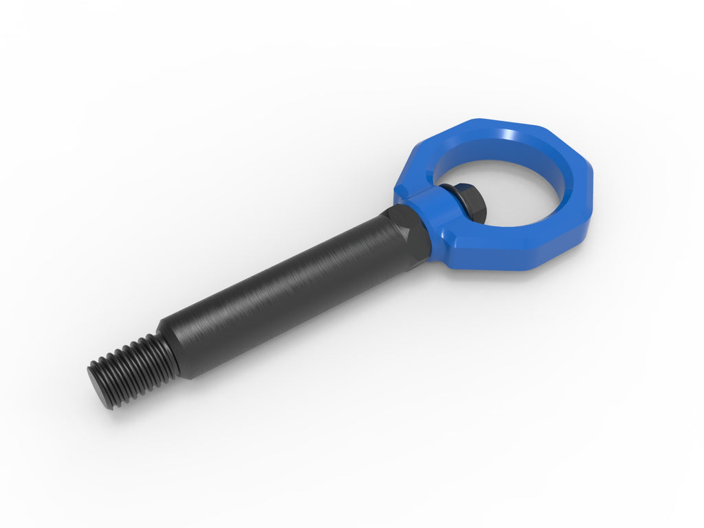 aFe Control Rear Tow Hook Blue BMW F-Chassis 2/3/4/M aFe AFE450-502002-L