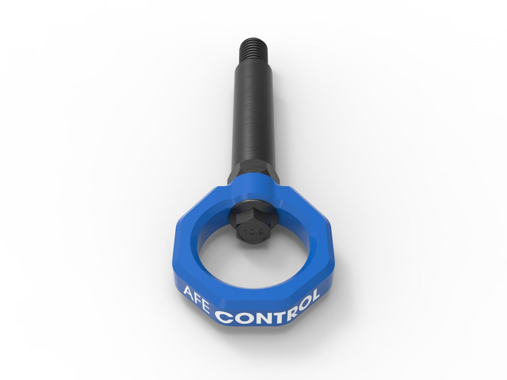 aFe Control Rear Tow Hook Blue BMW F-Chassis 2/3/4/M aFe AFE450-502002-L