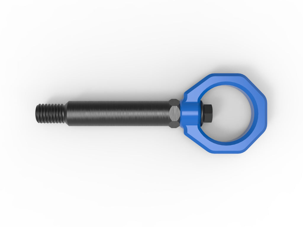 aFe Control Rear Tow Hook Blue BMW F-Chassis 2/3/4/M aFe AFE450-502002-L