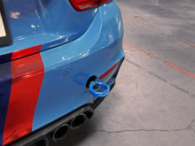Load image into Gallery viewer, aFe Control Rear Tow Hook Blue BMW F-Chassis 2/3/4/M aFe AFE450-502002-L