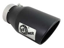 Load image into Gallery viewer, aFe Diesel Exhaust Tip Bolt On Black 4in Inlex x 6in Outlet x 12in aFe AFE49T40601-B12