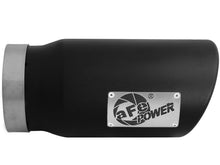 Load image into Gallery viewer, aFe Diesel Exhaust Tip Bolt On Black 5in Inlet x 6in Outlet x 12in Long aFe AFE49T50601-B12